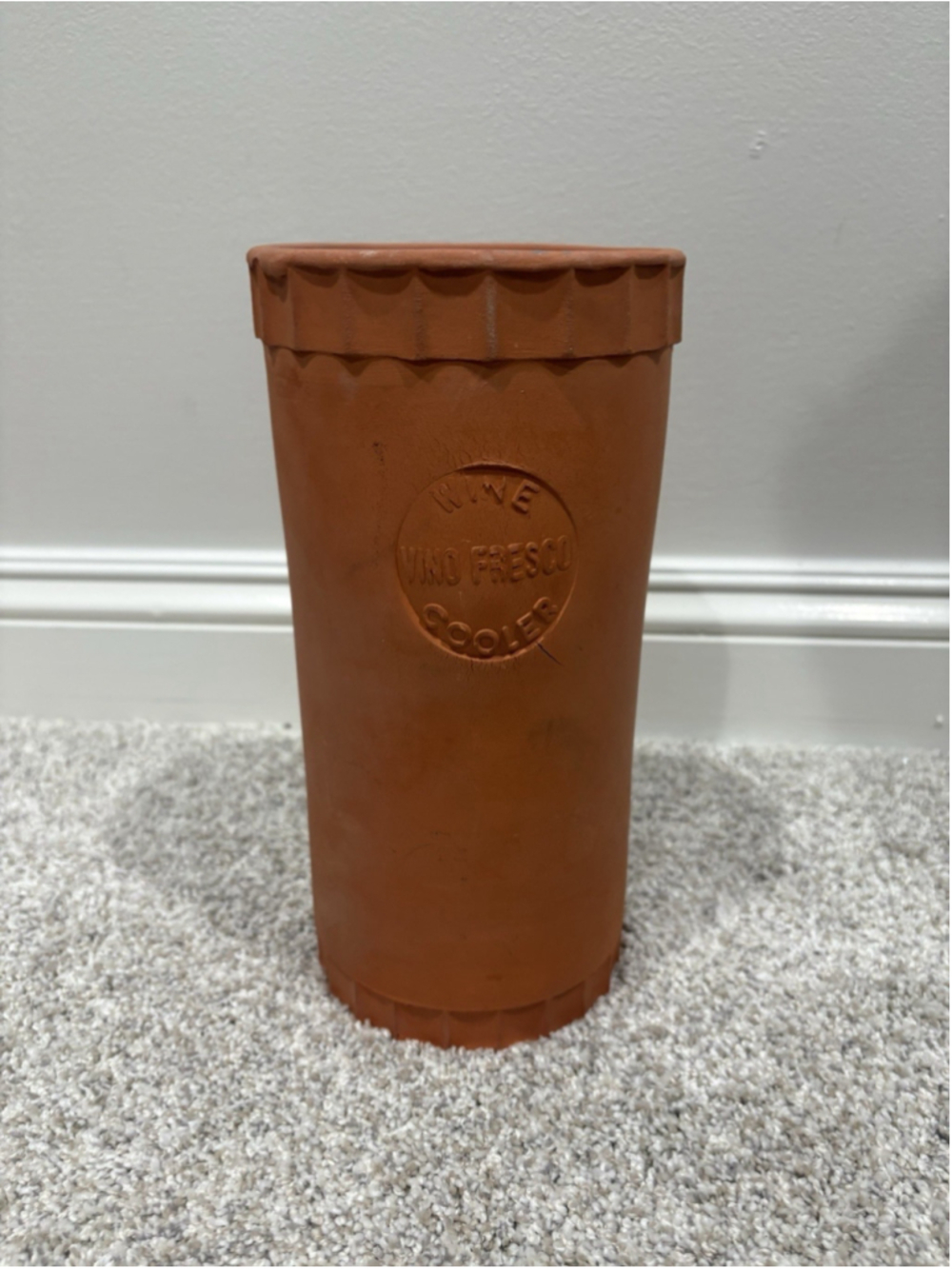 Gourmet Himark Kitchen Terracotta Vino Fresco Wine Cooler MADE in Italy